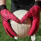 Rise Sports Red Strapless Gaelic Gloves